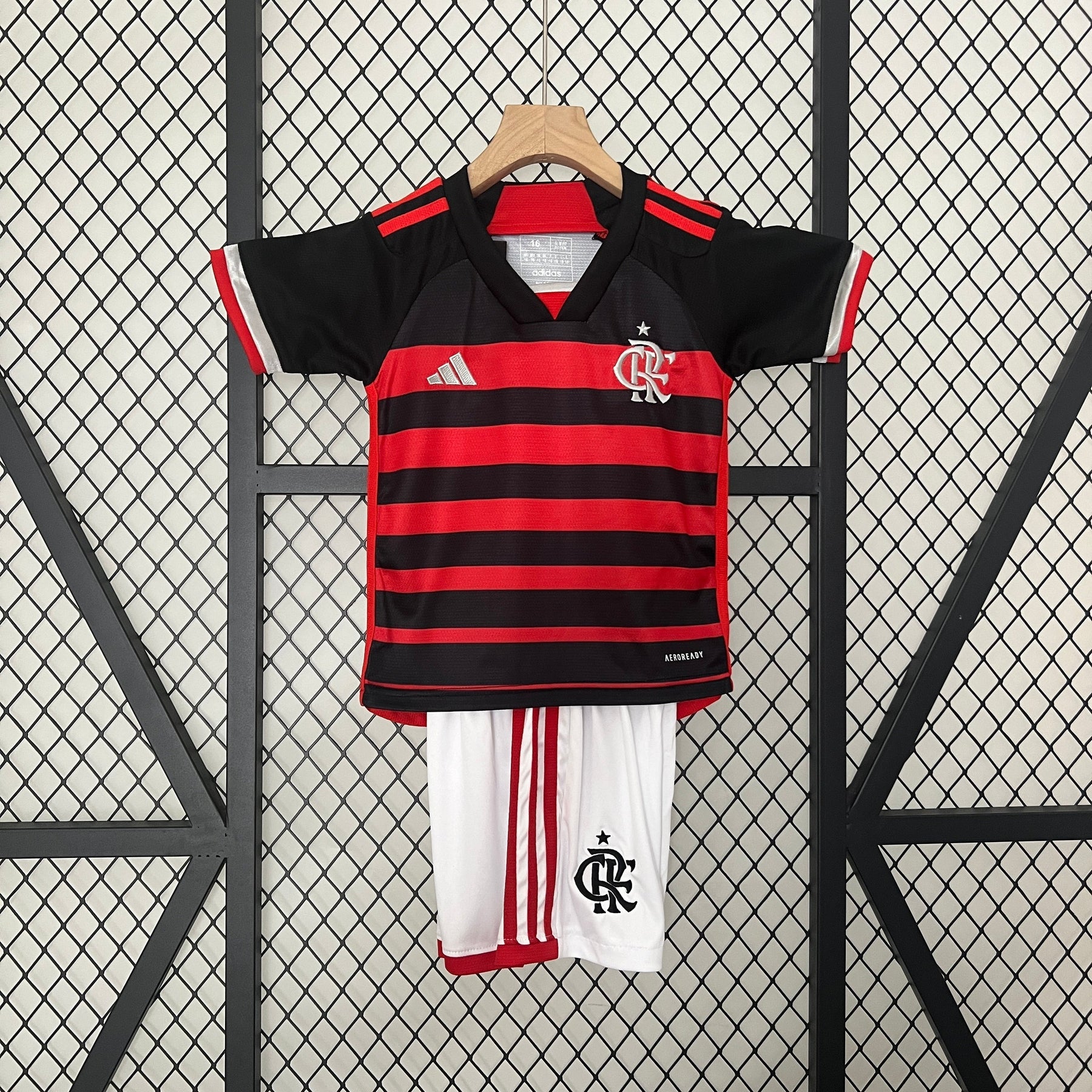 CAMISETA FLAMENGO I 24/25 CONJUNTO INFANTIL - Vitrine Futebolística