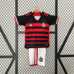 CAMISETA FLAMENGO I 24/25 CONJUNTO INFANTIL - Vitrine Futebolística