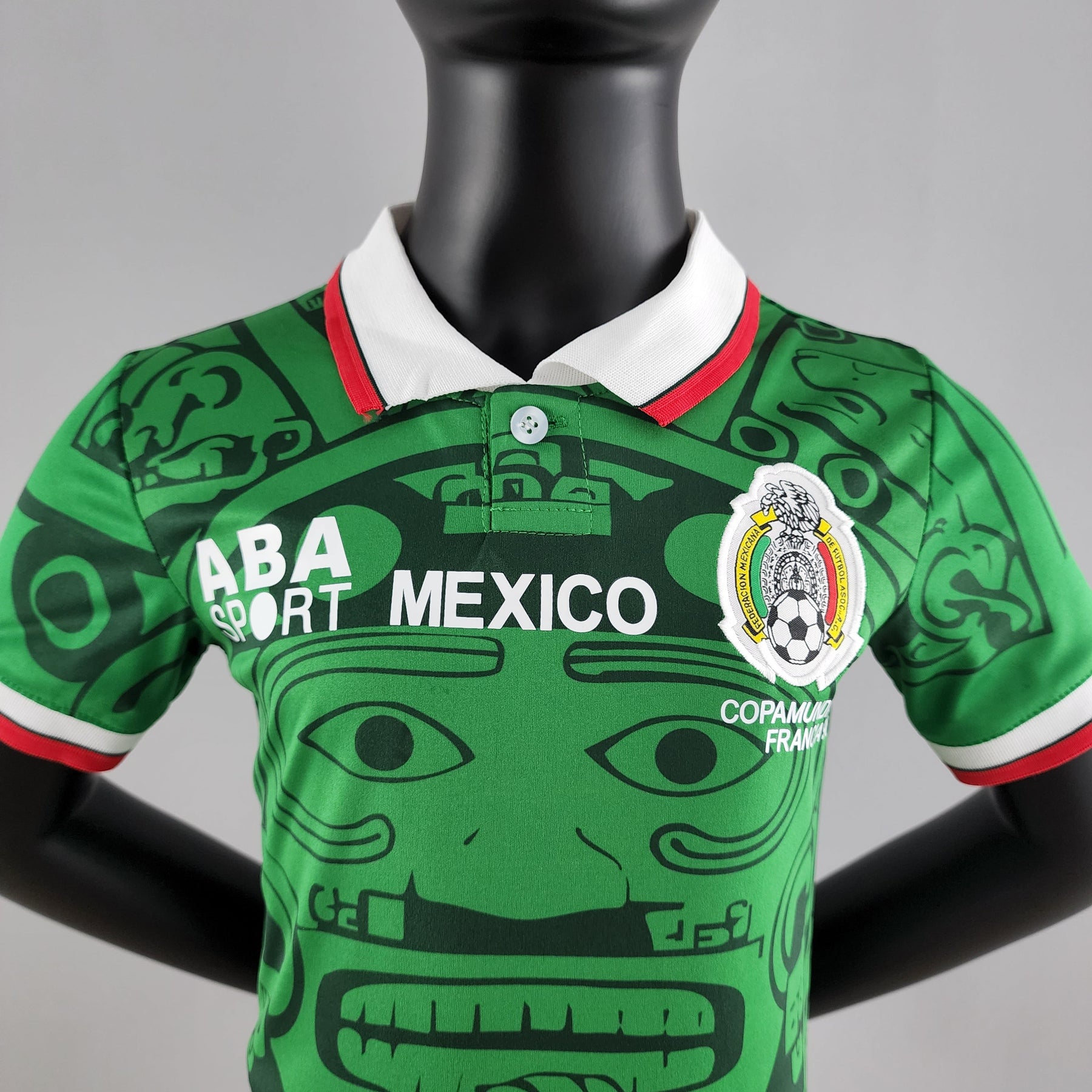 MEXICO I 1998 (RETRO) CONJUNTO INFANTIL - Vitrine Futebolística