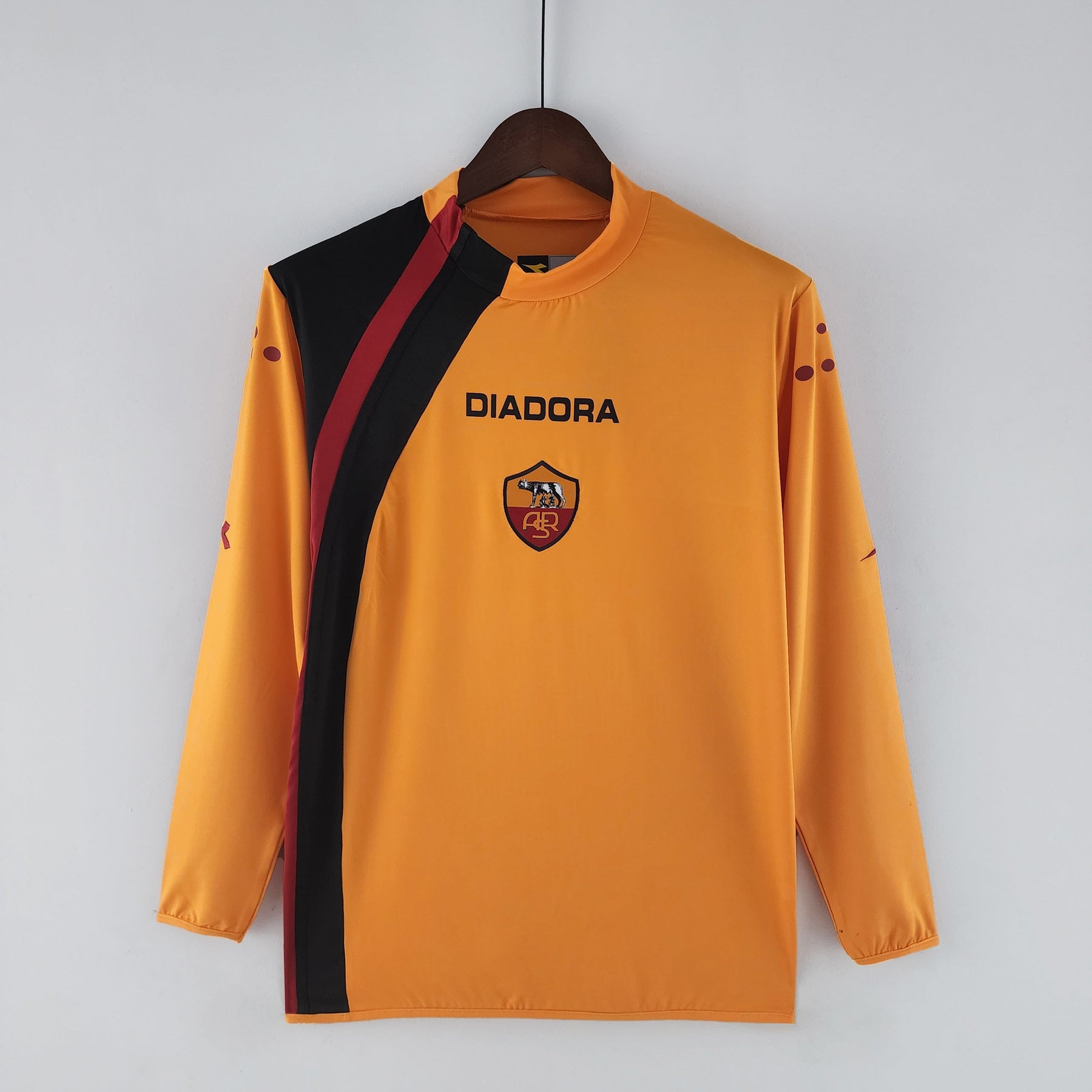 ROMA I 05/06 HOMBRE (RETRO) MANGA LARGA - Vitrine Futebolística