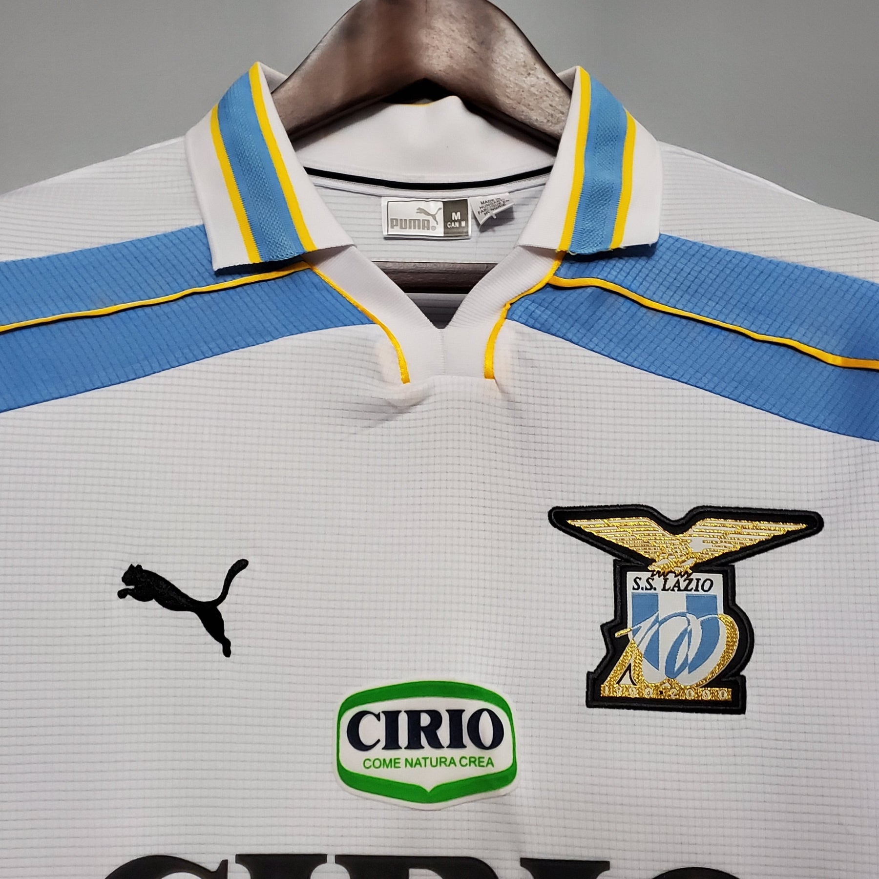 LAZIO III 00/01 HOMBRE (RETRO) MANGA LARGA - Vitrine Futebolística