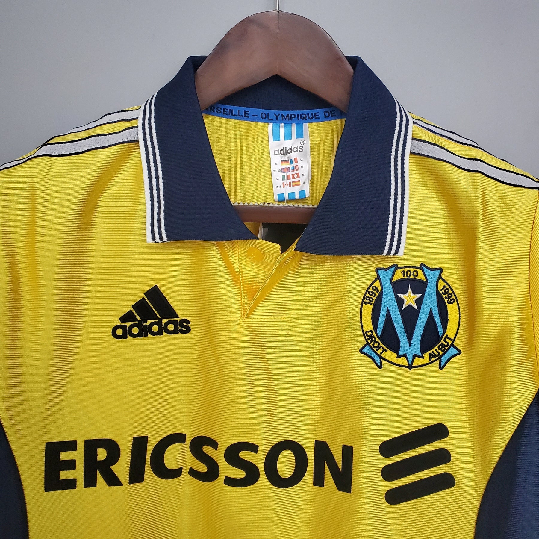 OLYMPIQUE MARSEILLE V 98/99 HOMBRE (RETRO) - Vitrine Futebolística