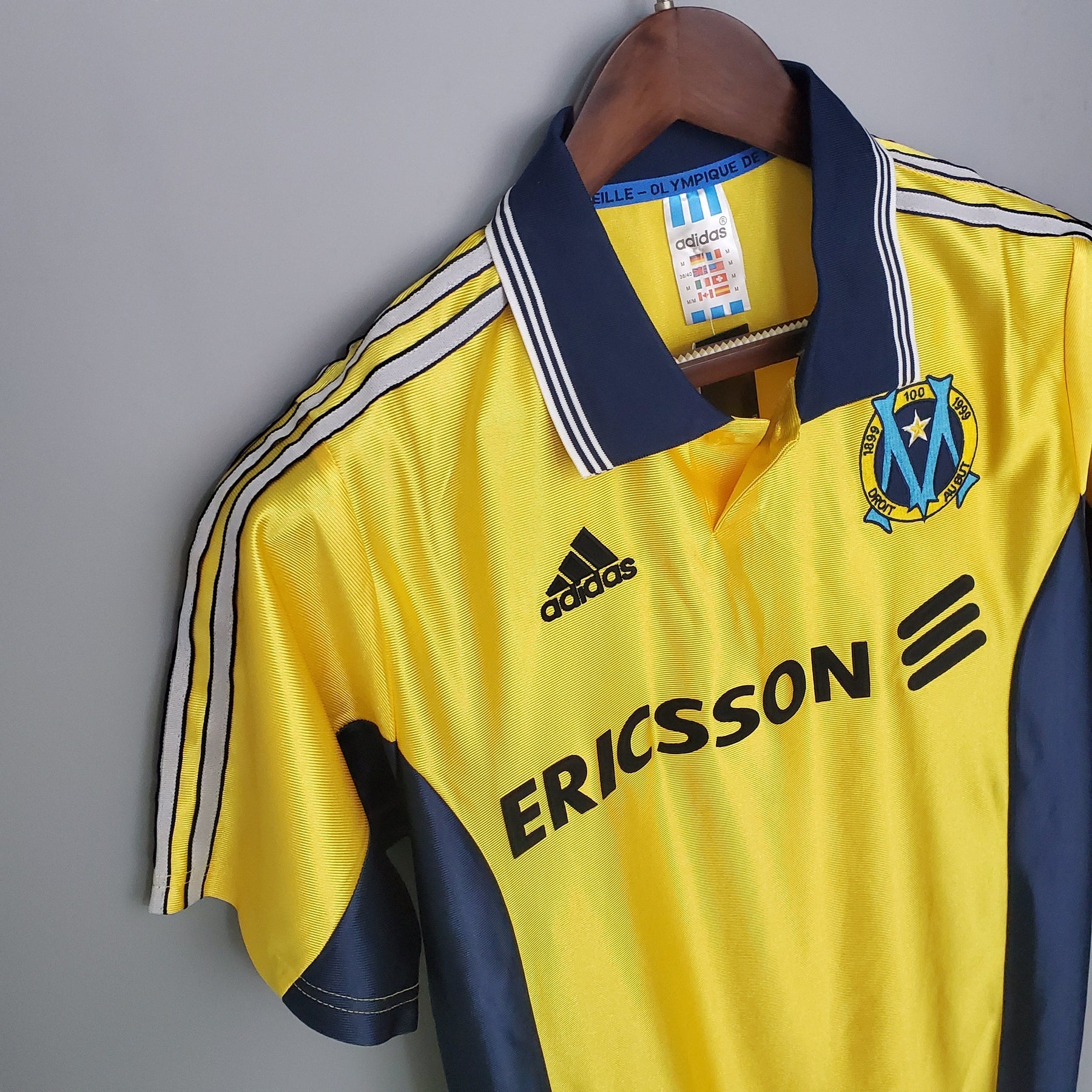 OLYMPIQUE MARSEILLE V 98/99 HOMBRE (RETRO) - Vitrine Futebolística
