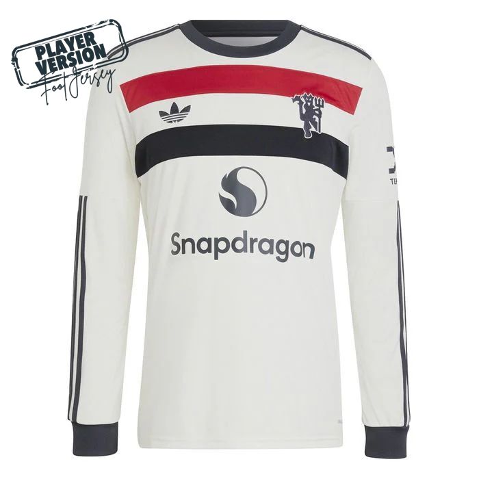 Manchester United Jugador Tercera Camiseta 2024/2025 Long Sleeve