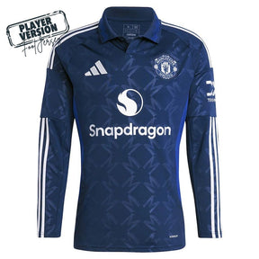 Manchester United Jugador Visitante Camiseta 2024/2025 Long Sleeve