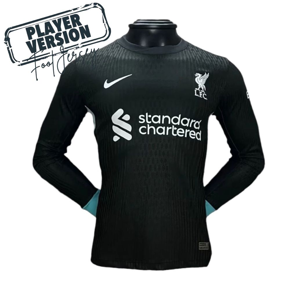 Liverpool Jugador Visitante Camiseta 2024/2025 Long Sleeve