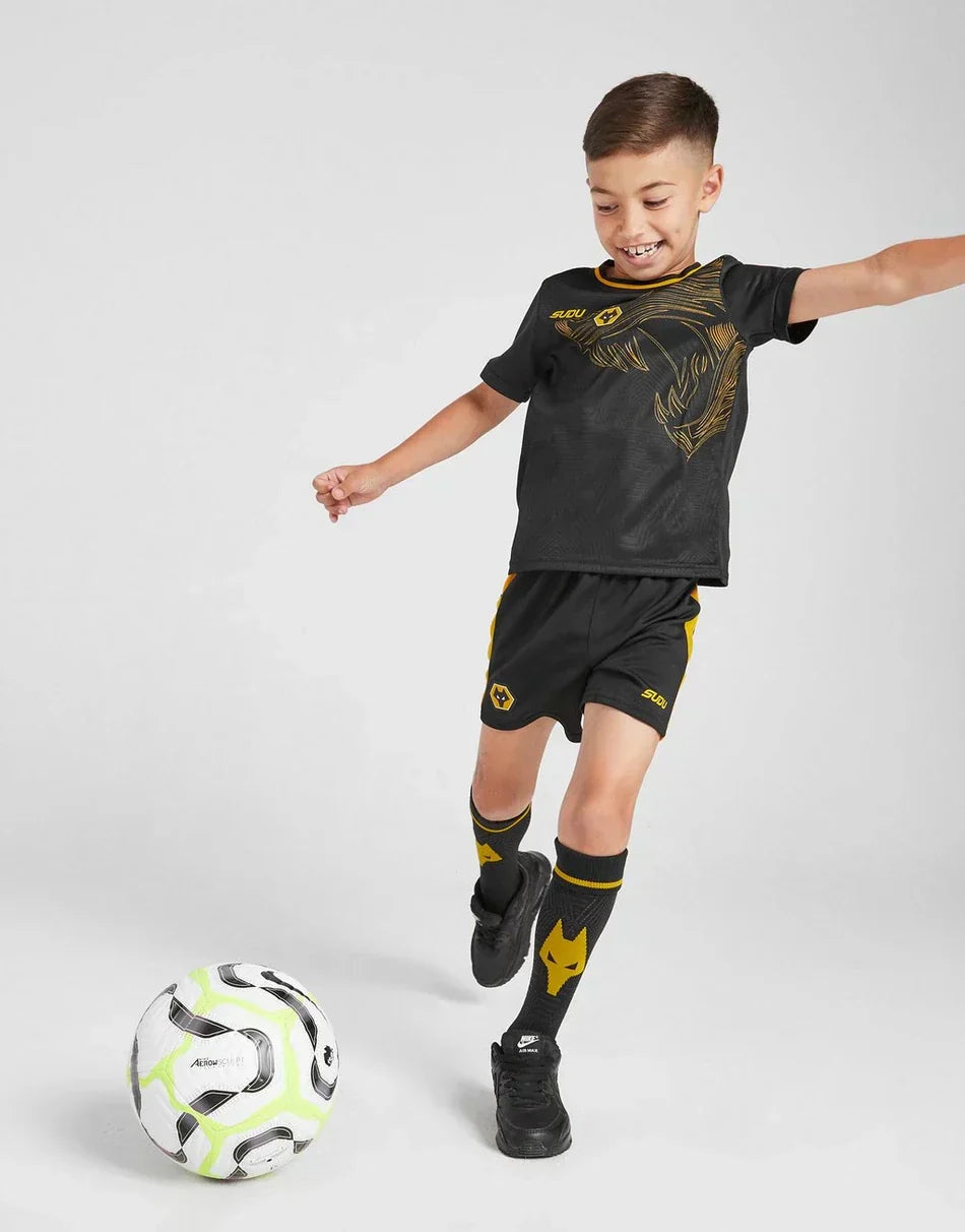 Kids Wolverhampton Wanderers Visitante Kit 2024/2025