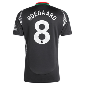 #8 Odegaard Camiseta Arsenal Visitante 2024/2025 - Black