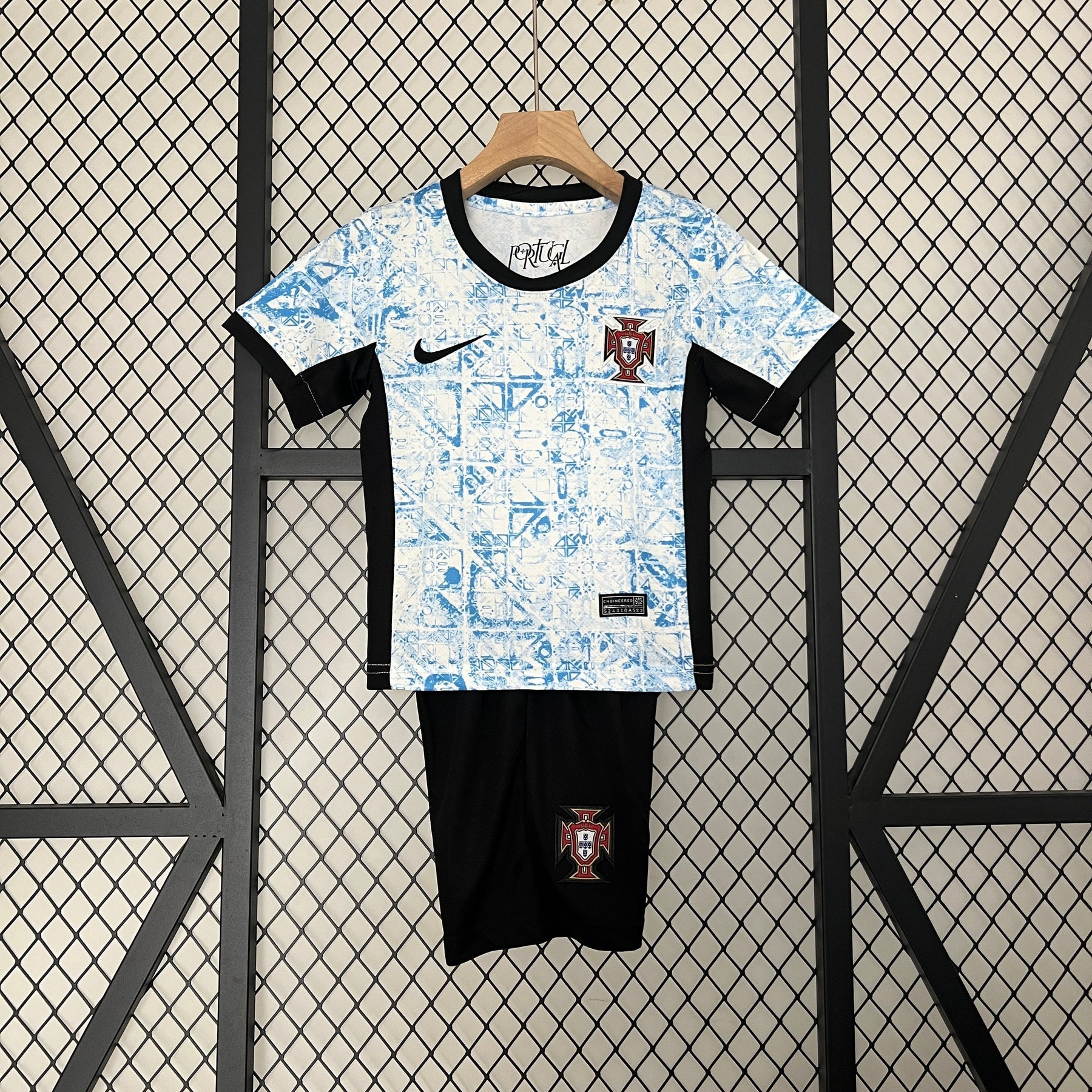 CAMISETA PORTUGAL III EURO 2024 CONJUNTO INFANTIL - Vitrine Futebolística