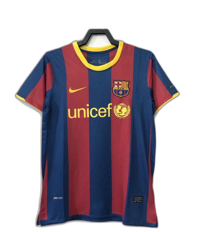 Barcelona 10/11 I Home Jersey - Retro Version