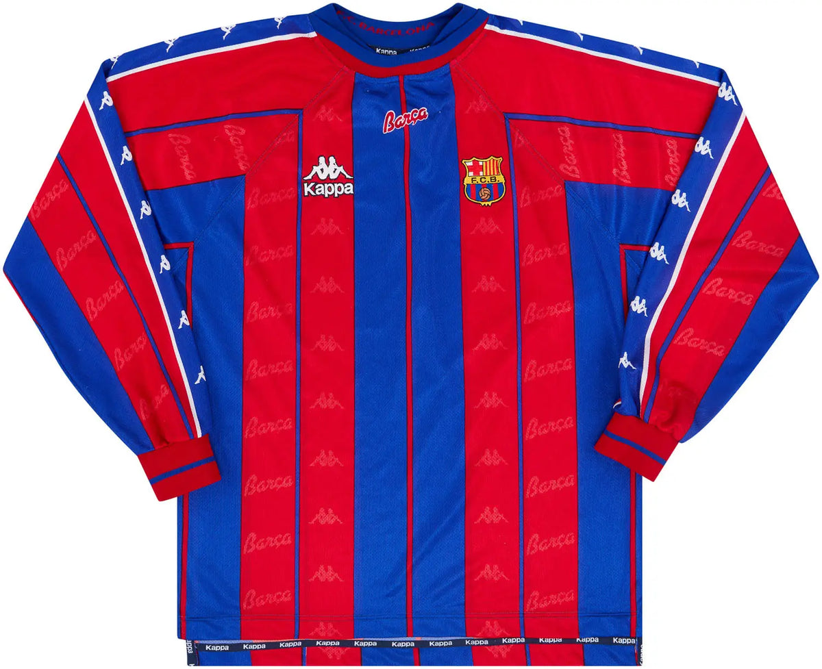 Barcelona I 97/98 Hombre (Retro) Manga Iarga