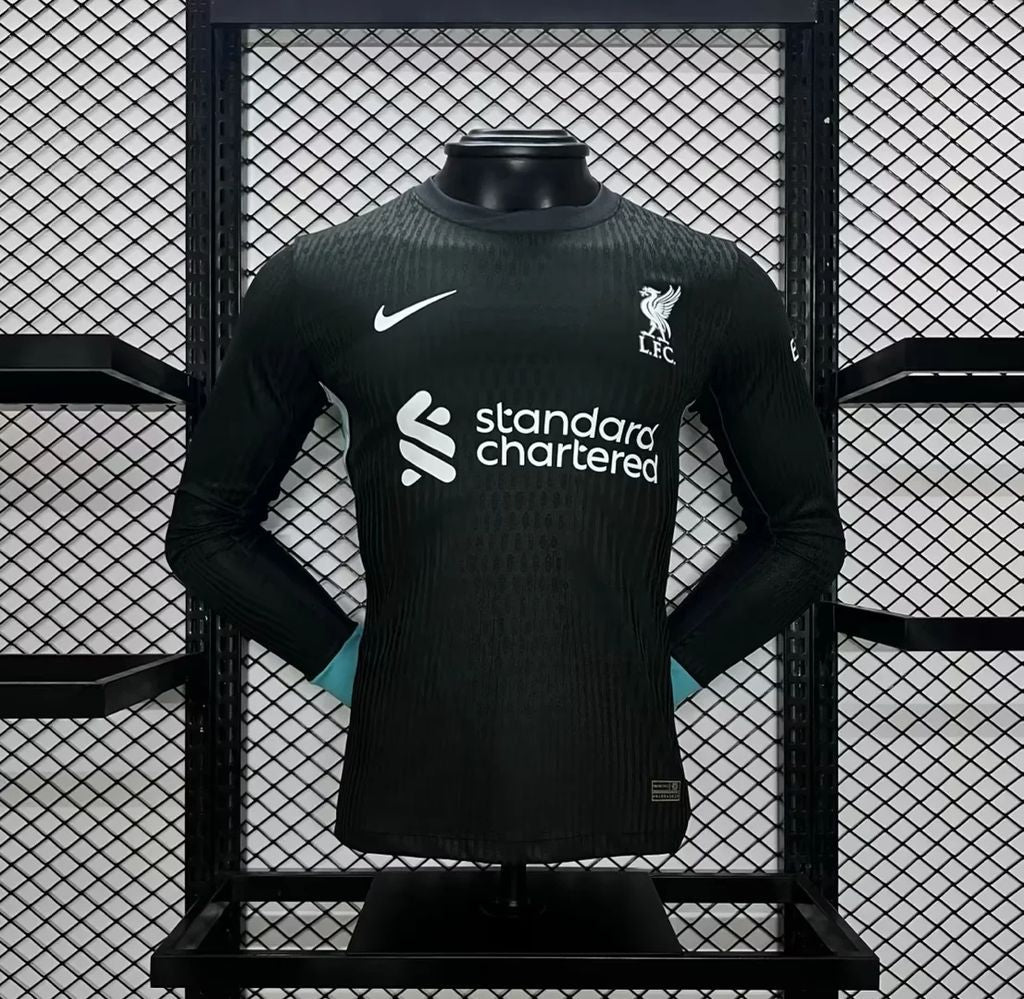 Liverpool Jugador Visitante Camiseta 2024/2025 Long Sleeve