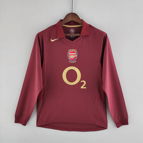 ARSENAL I 05/06 HOMBRE (RETRO) MANGA LARGA - Vitrine Futebolística