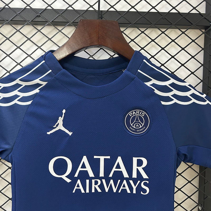 Kids Paris Saint Germain Fourth Kit 2024/2025