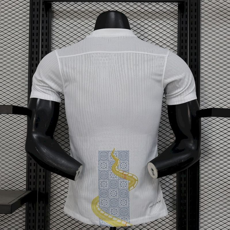 Tottenham Hotspur Jugador Camiseta 2025 - White Gold Snake