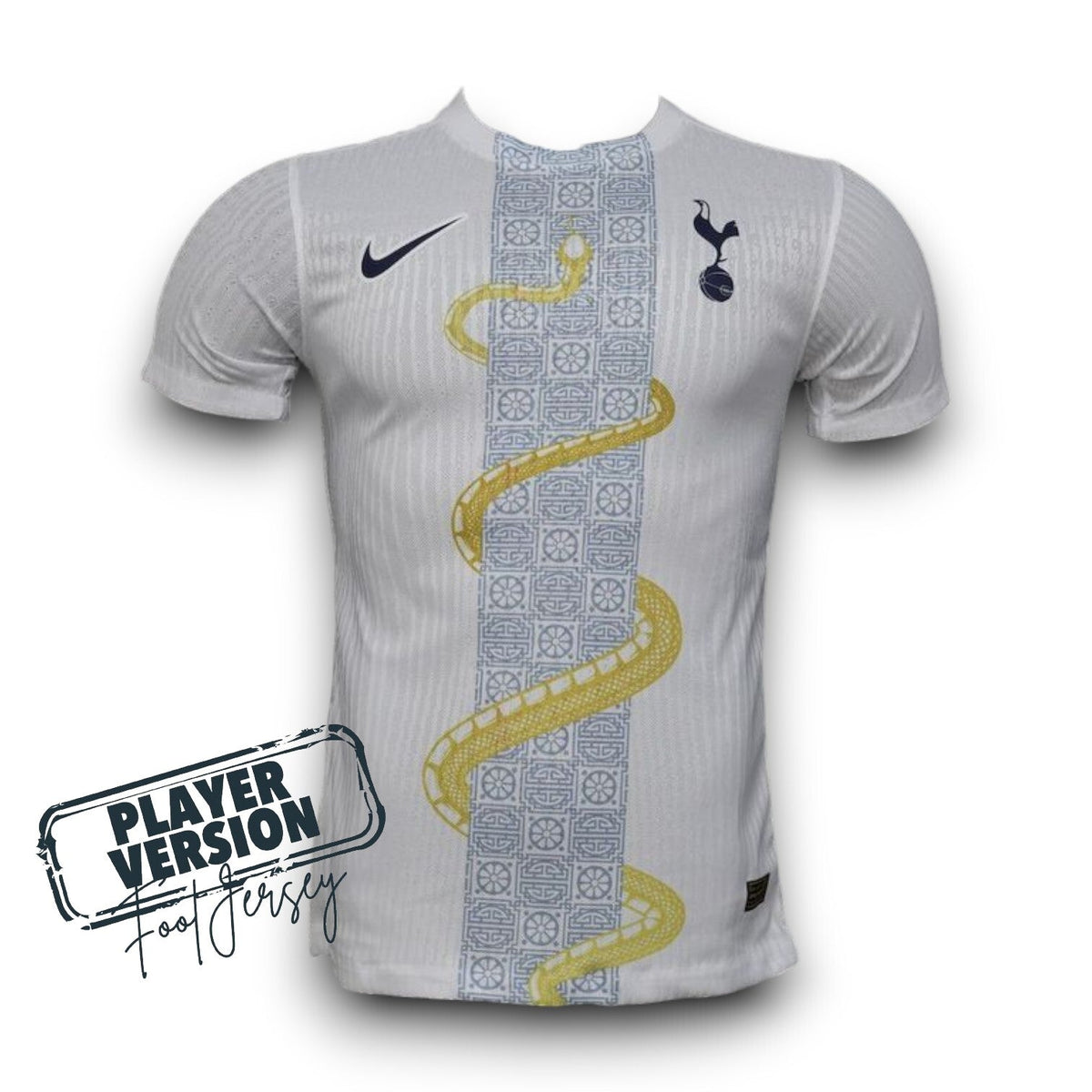 Tottenham Hotspur Jugador Camiseta 2025 - White Gold Snake