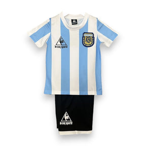 Camiseta Argentina Retro 1986 para niﾃｱos