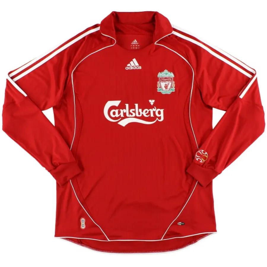 LIVERPOOL I 07/08 MANGA LARGA HOMBRE (RETRO) - Vitrine Futebolística