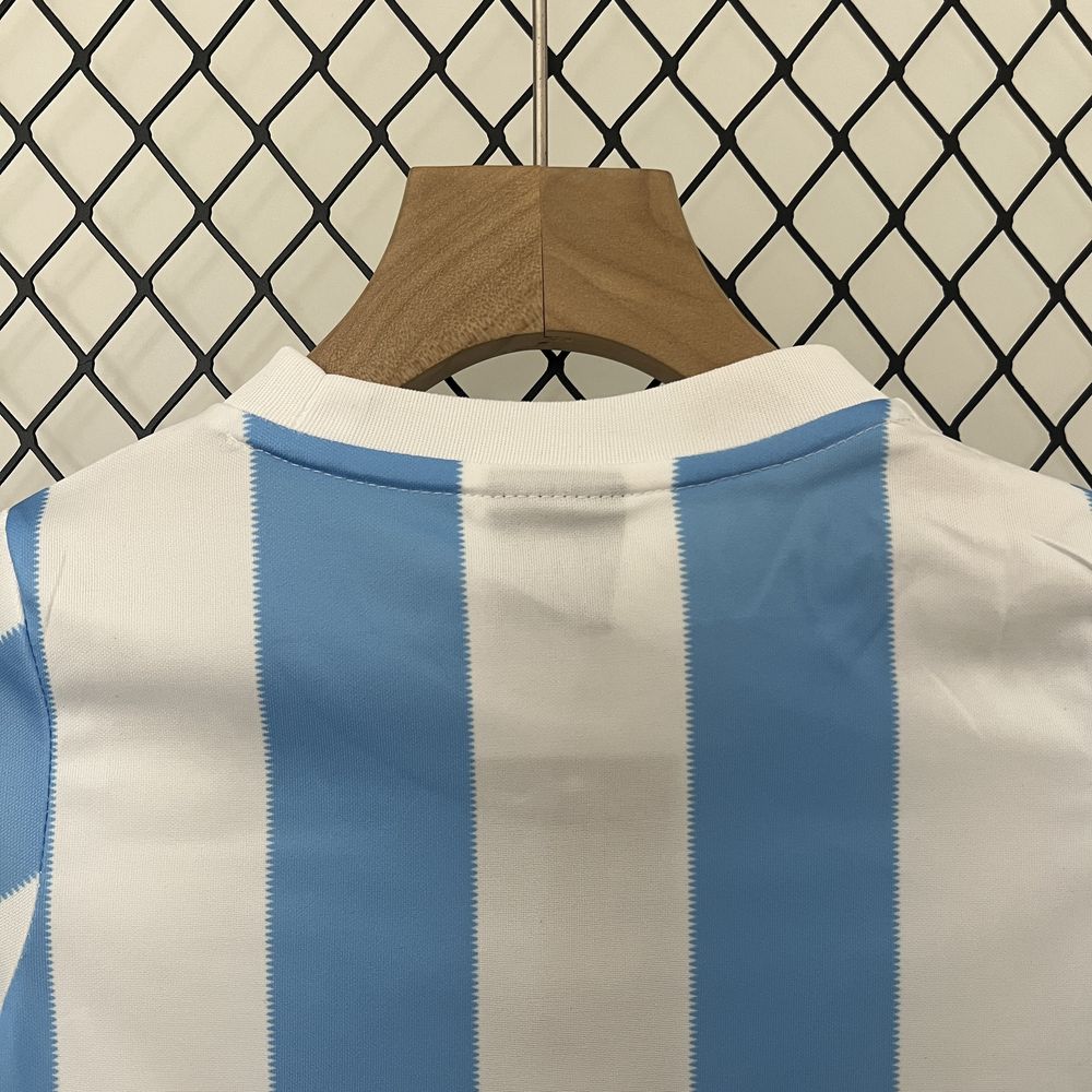 Camiseta Argentina Retro 1986 para niﾃｱos