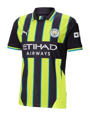 Manchester City Visitante Camiseta 2024/2025 - Yellow and Black