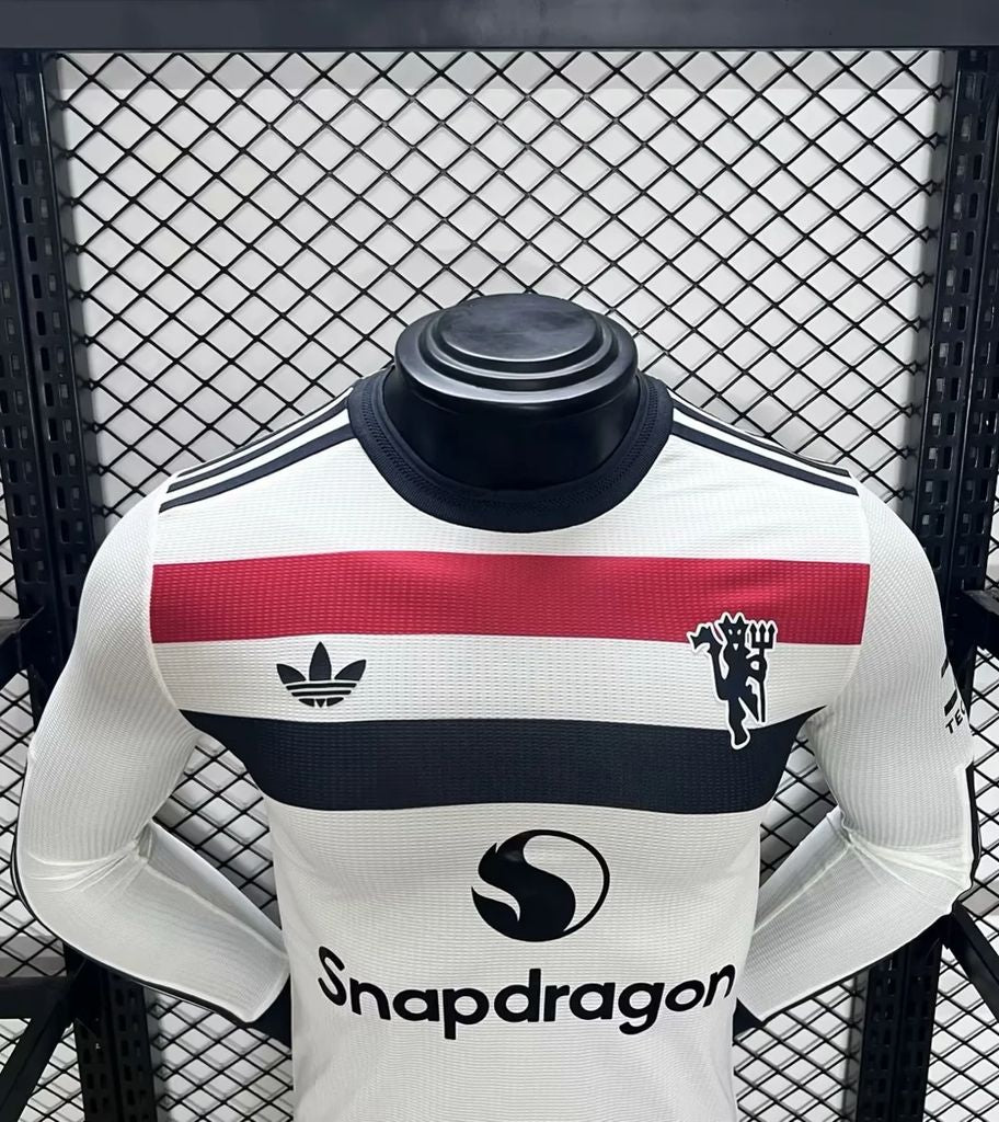 Manchester United Jugador Tercera Camiseta 2024/2025 Long Sleeve