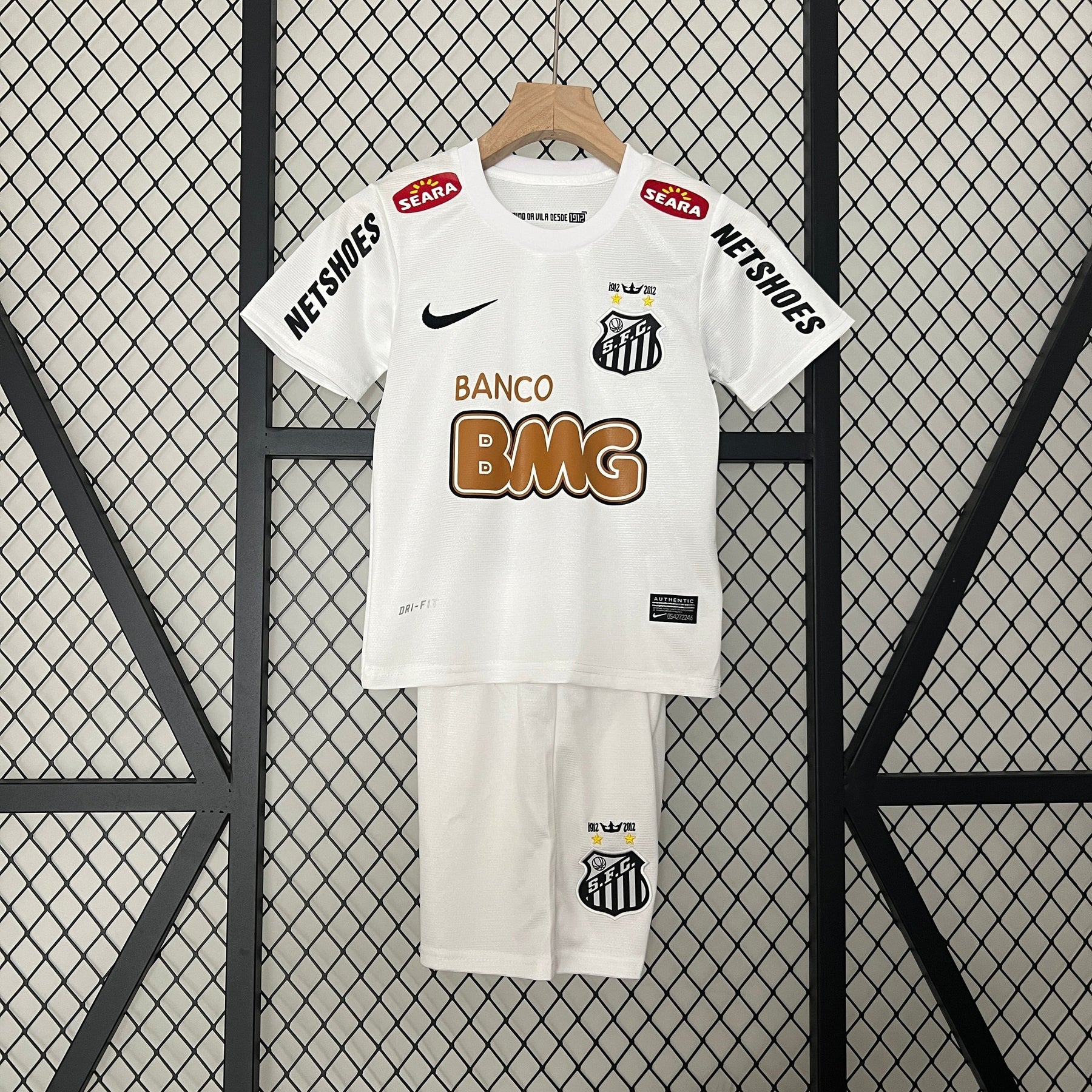 CAMISETA SANTOS I 11/12 CONJUNTO INFANTIL (RETRO) - Vitrine Futebolística