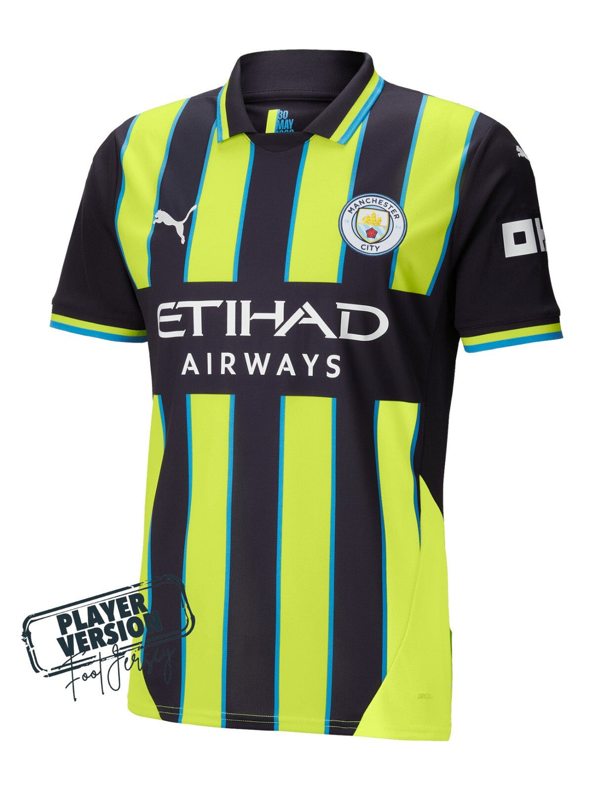 Manchester City Jugador Camiseta Visitante 2024/2025