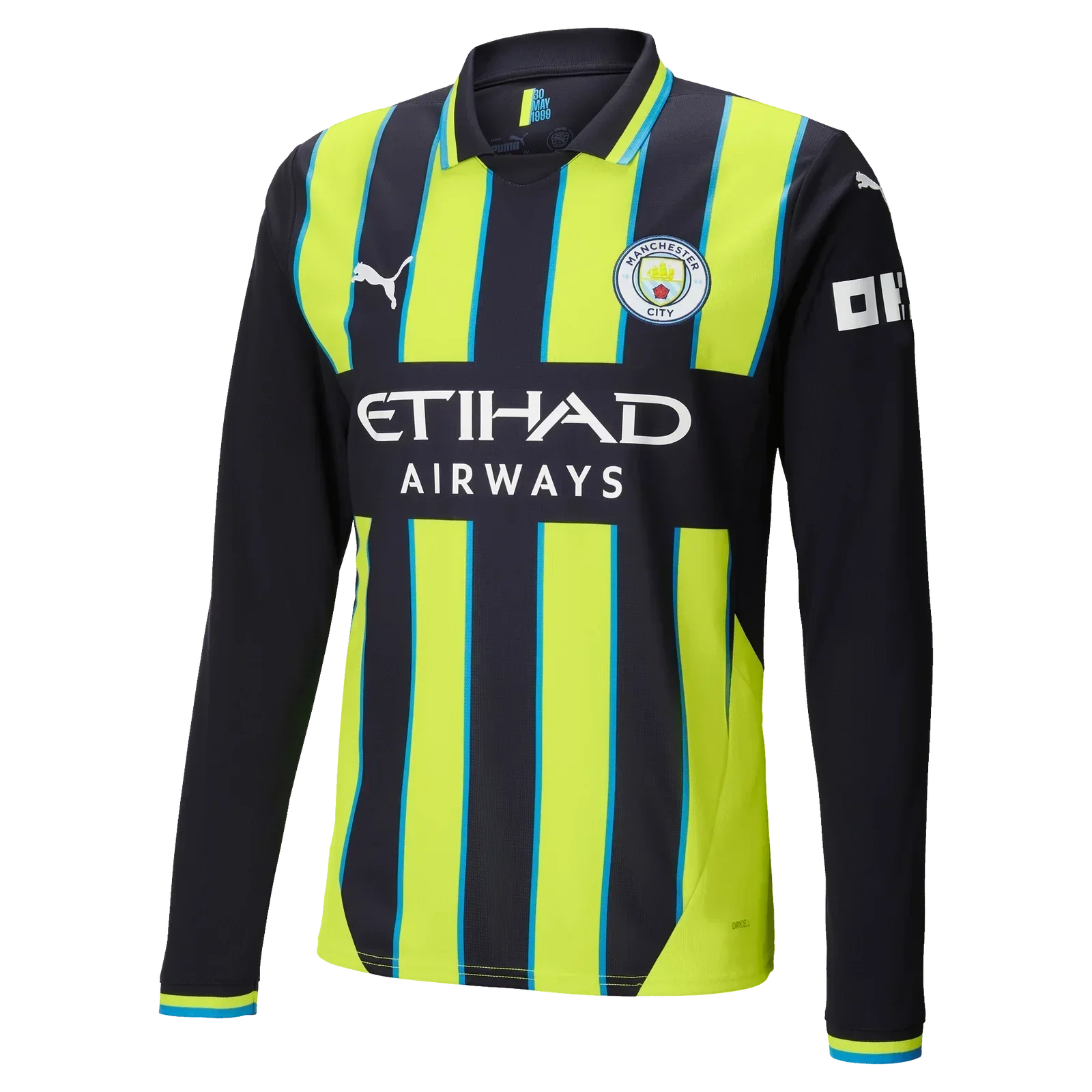 Manchester City Visitante Camiseta 2024/2025 Long Sleeve