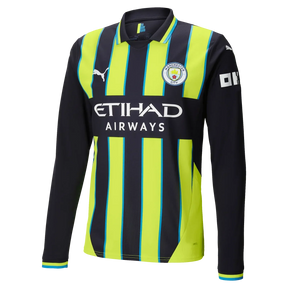 #10 Grealish Manchester City Visitante Camiseta 2024/2025 Long Sleeve